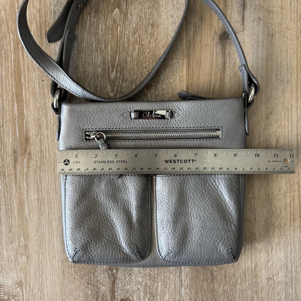 Cole Haan Farrah Crossbody Bag Gunmetal - Picture 3 of 6